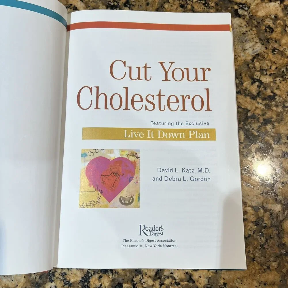 Readers Digest Cut Your Cholesterol Exclusive Live It Down Plan Hardcover Book